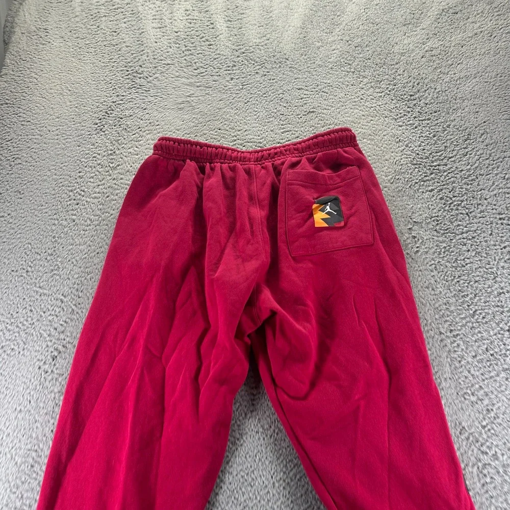 VTG Air Jordan Flight MVP 2 Piece Men XXL Red Cotton Fleece Tracksuit Activewear